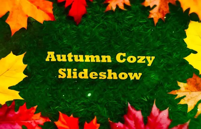 Vibrant Autumn 3D Frame Video Display